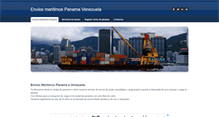 Desktop Screenshot of enviospanamavenezuela.com
