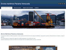 Tablet Screenshot of enviospanamavenezuela.com